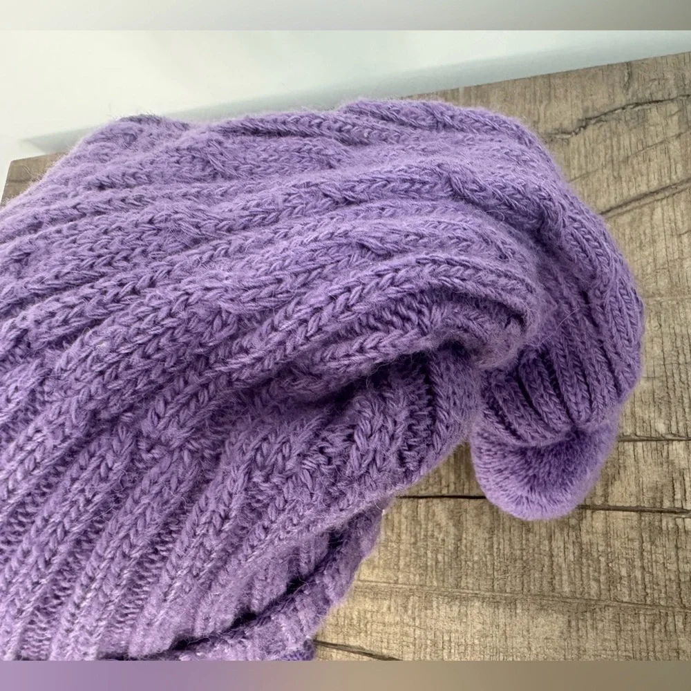 Manca & Ivan Kids' Lavender Knit Hat and Mittens Set Size L